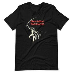 Rare Black Sabbath Paranoid Classic Heavy Metal Retro Unisex T-Shirt